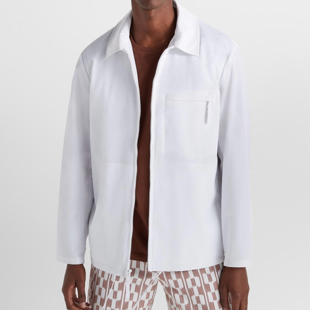 Club Monaco White Lightweight Jacket